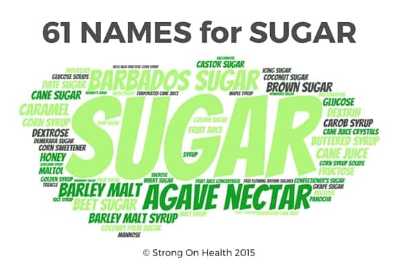 61 Names for Sugar graphic