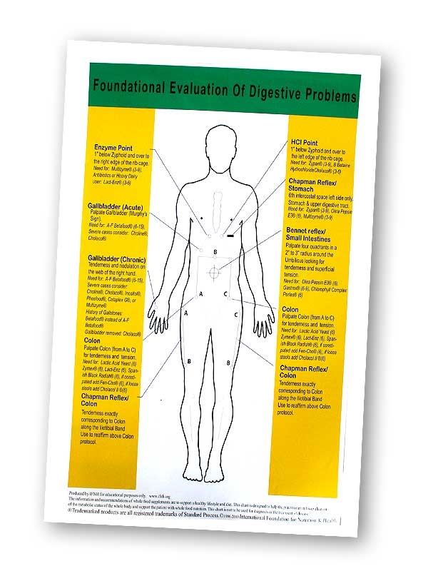 Chapman Reflexes Chart