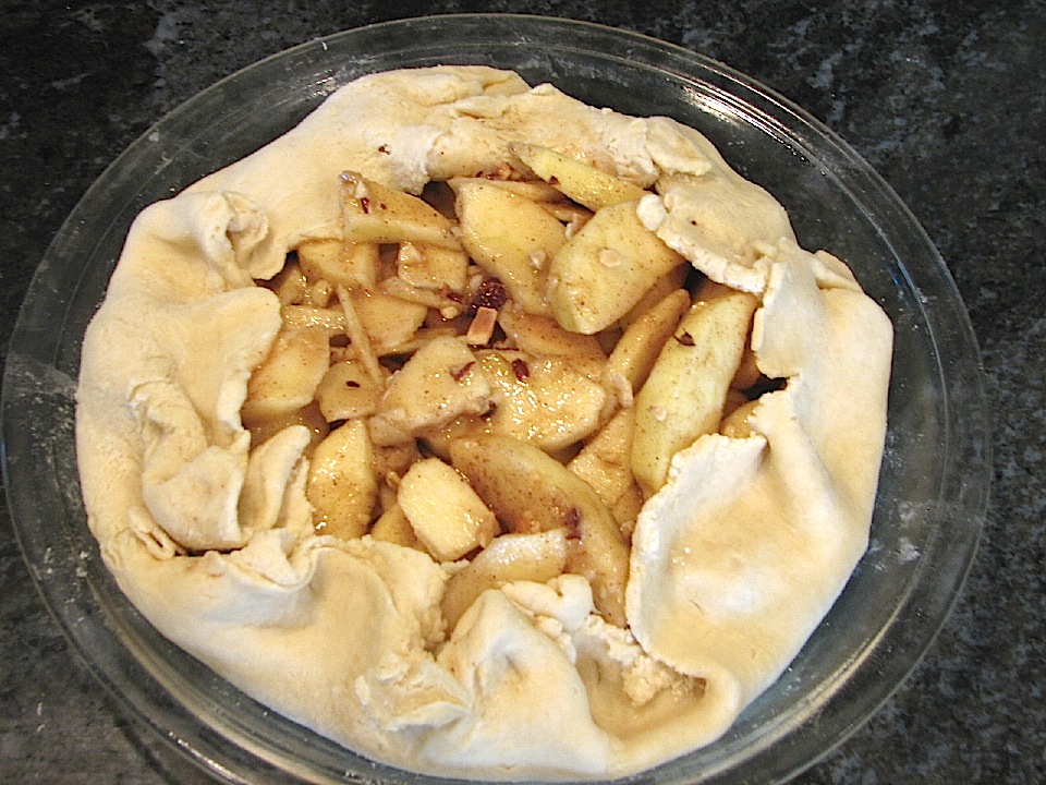 Folding Up The Sides For A Rustic Pie