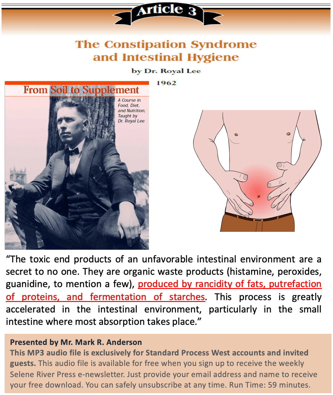 The Constipation Syndrome