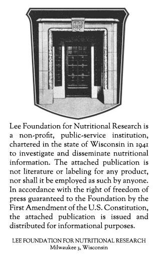 Lee Foundation for Nutritional Research