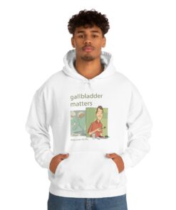 Gallbladder Matters: Unisex Hooded Sweatshirt - Image 4