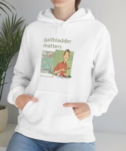 Gallbladder Matters: Unisex Hooded Sweatshirt - Image 7