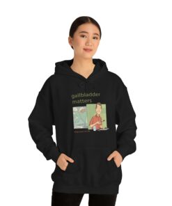 Gallbladder Matters: Unisex Hooded Sweatshirt - Image 12