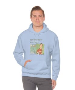 Gallbladder Matters: Unisex Hooded Sweatshirt - Image 51